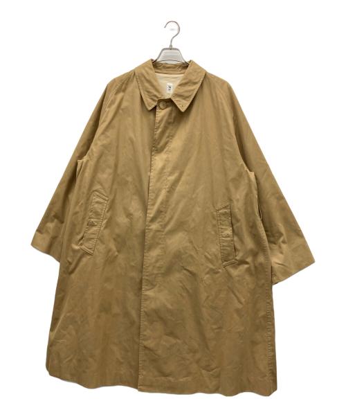 LE（エルイー）LE (エルイー) バルカラーコート ベージュ サイズ:Lの古着・服飾アイテム