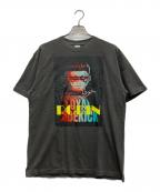 BATMANバットマン）の古着「半袖カットソー」｜チャコールグレー