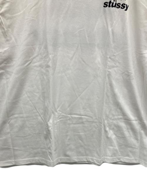 stussy（ステューシー）stussy (ステューシー) 半袖カットソー ホワイト サイズ:XLの古着・服飾アイテム