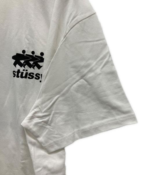 stussy（ステューシー）stussy (ステューシー) 半袖カットソー ホワイト サイズ:XLの古着・服飾アイテム