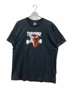 THRASHER×SPITFIREスラッシャー×スピットファイア）の古着「半袖カットソー」｜ブラック