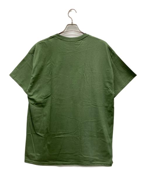 THRASHER（スラッシャー）THRASHER (スラッシャー) SPITFIRE (スピットファイア) 半袖カットソー オリーブ サイズ:XLの古着・服飾アイテム