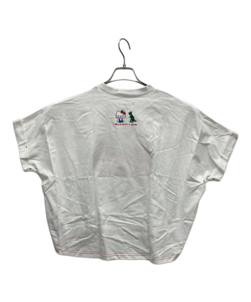 m:rex（ミニレックス）m:rex (ミニレックス) HELLO KITTY (ハローキティ) 半袖カットソー ホワイト サイズ:Fの古着・服飾アイテム
