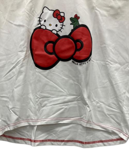 m:rex（ミニレックス）m:rex (ミニレックス) HELLO KITTY (ハローキティ) 半袖カットソー ホワイト サイズ:Fの古着・服飾アイテム