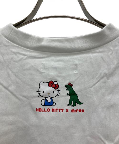 m:rex（ミニレックス）m:rex (ミニレックス) HELLO KITTY (ハローキティ) 半袖カットソー ホワイト サイズ:Fの古着・服飾アイテム