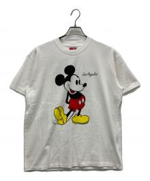 MICKEY MOUSE×JOURNAL STANDARD（ミッキーマウス×ジャーナルスタンダード）の古着「半袖カットソー」｜ホワイト