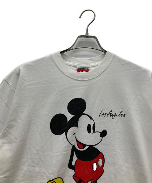 MICKEY MOUSE（ミッキーマウス）MICKEY MOUSE (ミッキーマウス) JOURNAL STANDARD (ジャーナルスタンダード) 半袖カットソー ホワイト サイズ:Sの古着・服飾アイテム