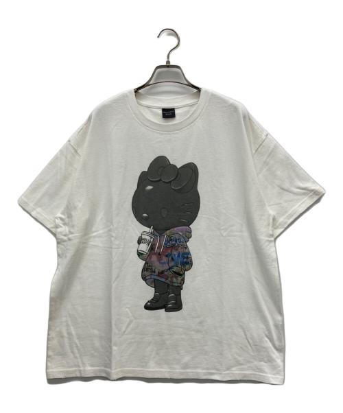 Sanrio（サンリオ）Sanrio (サンリオ) LE CERCLE par rope' (ル セルクル パー ロペ) 半袖カットソー ホワイト サイズ:Lの古着・服飾アイテム