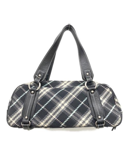 BURBERRY BLUE LABEL（バーバリー ブルー レーベル）BURBERRY BLUE LABEL (バーバリー ブルー レーベル) トートバッグ ブラックの古着・服飾アイテム