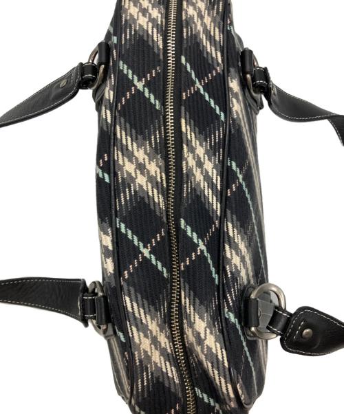 BURBERRY BLUE LABEL（バーバリー ブルー レーベル）BURBERRY BLUE LABEL (バーバリー ブルー レーベル) トートバッグ ブラックの古着・服飾アイテム