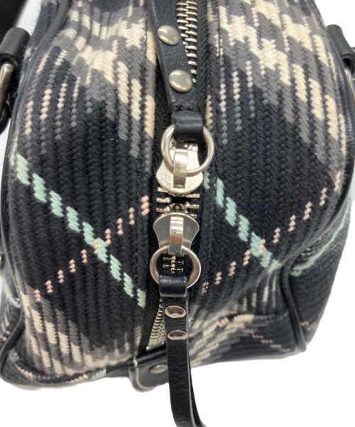 BURBERRY BLUE LABEL（バーバリー ブルー レーベル）BURBERRY BLUE LABEL (バーバリー ブルー レーベル) トートバッグ ブラックの古着・服飾アイテム
