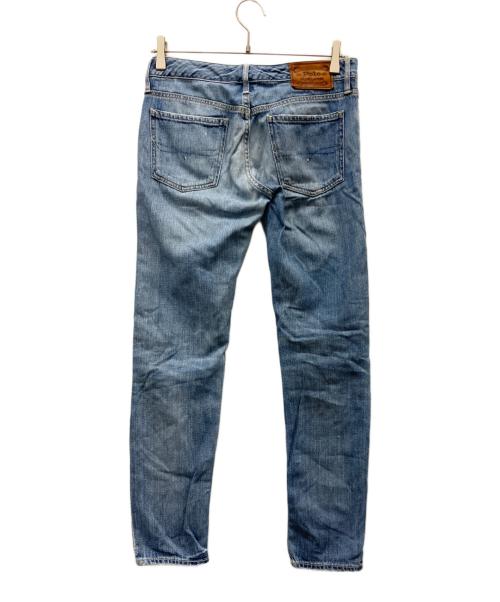 POLO RALPH LAUREN（ポロ・ラルフローレン）POLO RALPH LAUREN (ポロ・ラルフローレン) ダメージスキニーデニムパンツ インディゴ サイズ:66（W26）の古着・服飾アイテム
