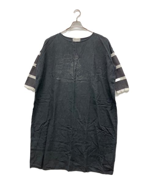 BEARDSLEY（ビアズリー）BEARDSLEY (ビアズリー) 長袖ワンピース ブラック サイズ:Fの古着・服飾アイテム