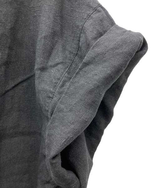 BEARDSLEY（ビアズリー）BEARDSLEY (ビアズリー) 半袖ブラウス ブラック サイズ:FREEの古着・服飾アイテム