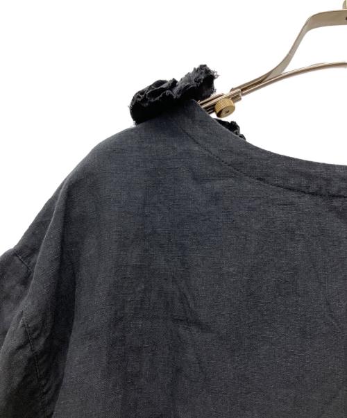 BEARDSLEY（ビアズリー）BEARDSLEY (ビアズリー) 半袖ブラウス ブラック サイズ:FREEの古着・服飾アイテム