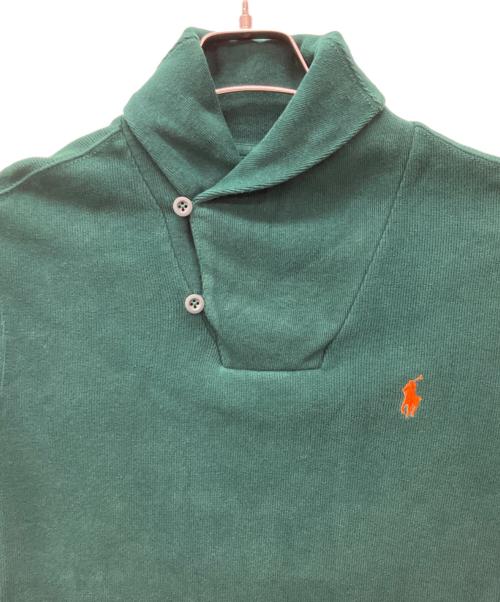 POLO RALPH LAUREN（ポロ・ラルフローレン）POLO RALPH LAUREN (ポロ・ラルフローレン) 厚手ニット グリーン サイズ:Sの古着・服飾アイテム