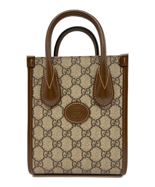 GUCCI（グッチ）GUCCI (グッチ) インターロッキングG ミニトートバッグの古着・服飾アイテム