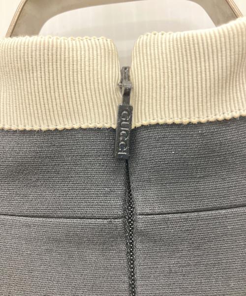 GUCCI（グッチ）GUCCI (グッチ) 半袖ワンピース ネイビー サイズ:SIZE 40の古着・服飾アイテム