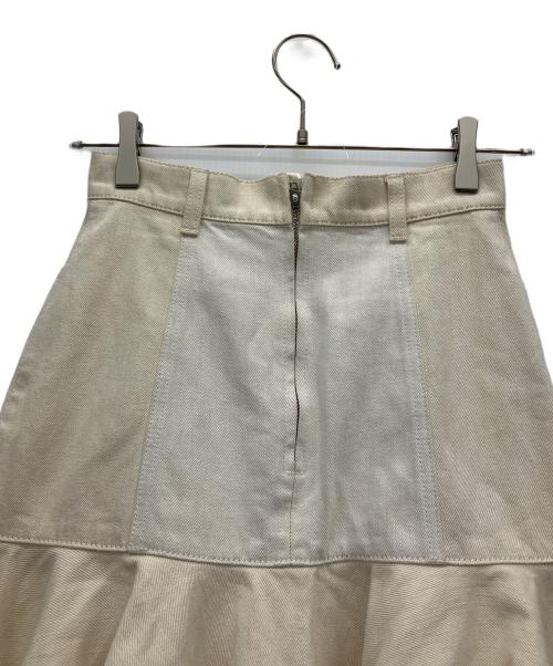 ALEXANDER McQUEEN（アレキサンダーマックイーン）ALEXANDER McQUEEN (アレキサンダーマックイーン) レース切替スカート キナリ サイズ:38の古着・服飾アイテム