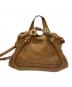 Chloe (クロエ) 2WAYバッグ キャメル：20000円