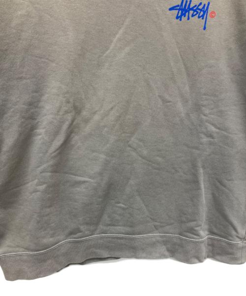 stussy（ステューシー）stussy (ステューシー) クルーネックスウェット グレー サイズ:Lの古着・服飾アイテム