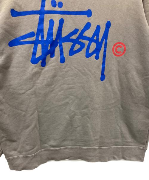 stussy（ステューシー）stussy (ステューシー) クルーネックスウェット グレー サイズ:Lの古着・服飾アイテム