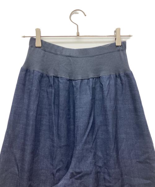 BEARDSLEY（ビアズリー）BEARDSLEY (ビアズリー) ウエストリブデニムパンツ ネイビー サイズ:Fの古着・服飾アイテム