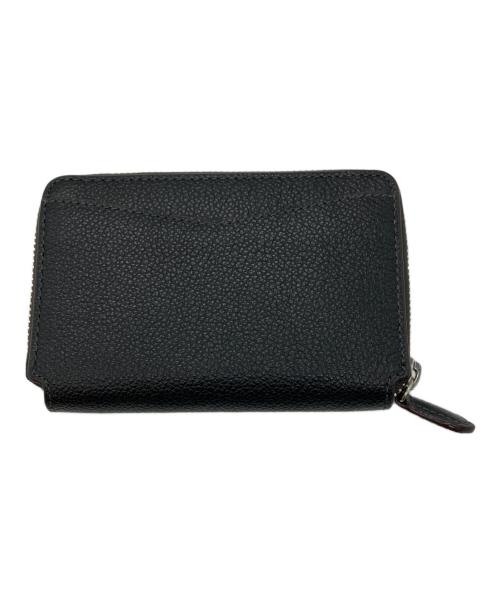 青木鞄（アオキカバン）青木鞄 (アオキカバン) La GALLERIA (ラ・ガレリア) 2つ折り財布 ブラック×グレーの古着・服飾アイテム