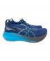 中古・古着 asics (アシックス) ランニングシューズ ブルー サイズ:25.0cm：8000円