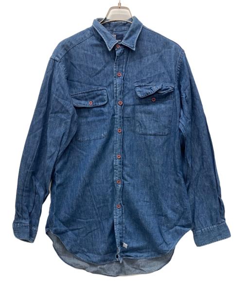 POLO RALPH LAUREN（ポロ・ラルフローレン）POLO RALPH LAUREN (ポロ・ラルフローレン) 長袖シャツ インディゴ サイズ:Mの古着・服飾アイテム