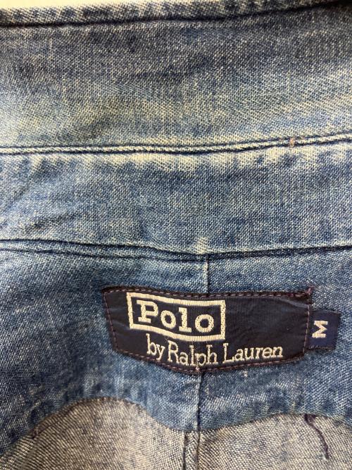 POLO RALPH LAUREN（ポロ・ラルフローレン）POLO RALPH LAUREN (ポロ・ラルフローレン) 長袖シャツ インディゴ サイズ:Mの古着・服飾アイテム