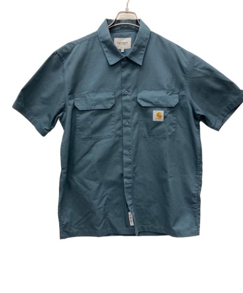 CarHartt（カーハート）CarHartt (カーハート) 半袖シャツ スカイブルー サイズ:XLの古着・服飾アイテム