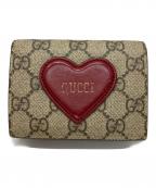 GUCCIグッチ）の古着「コンパクトウォレット」｜ベージュ