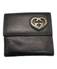 GUCCI（グッチ）の古着「2つ折り財布」｜ブラック