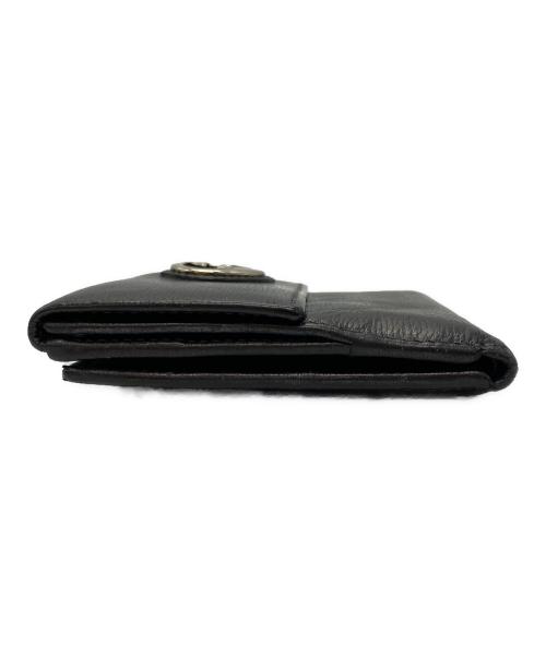 GUCCI（グッチ）GUCCI (グッチ) 2つ折り財布 ブラックの古着・服飾アイテム