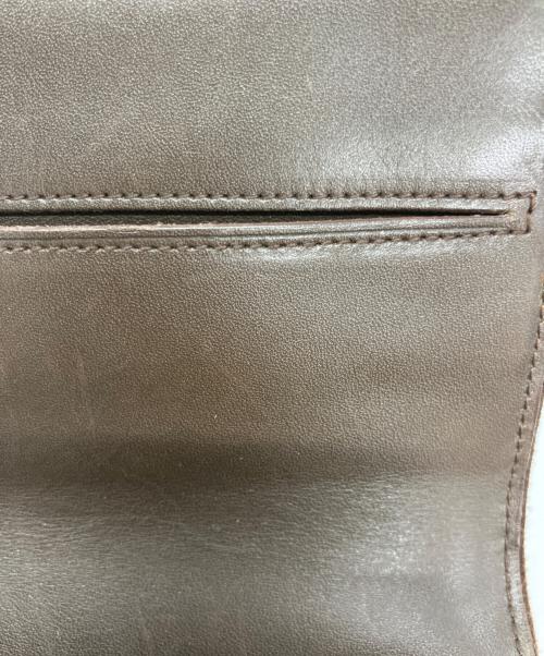 CELINE（セリーヌ）CELINE (セリーヌ) スウェードロングウォレット ブラウンの古着・服飾アイテム