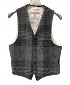 Harris Tweed×BEAMSハリスツイード×ビームス）の古着「ベスト」｜グレー