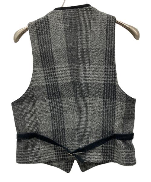 Harris Tweed（ハリスツイード）Harris Tweed (ハリスツイード) BEAMS (ビームス) ベスト グレー サイズ:Mの古着・服飾アイテム