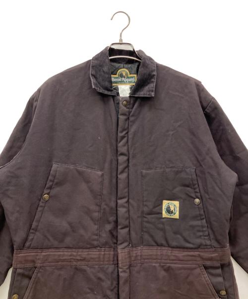 Berne Apparel（バーン・アパレル）Berne Apparel (バーン・アパレル) 中綿オーバーオール ブラック サイズ:XLの古着・服飾アイテム