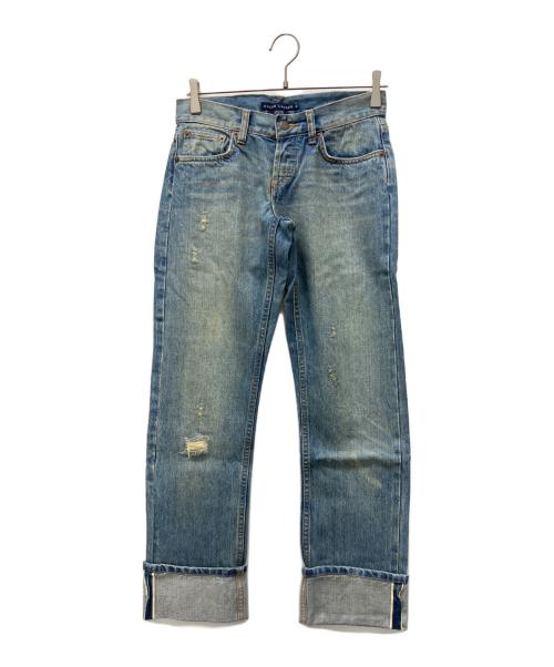 RALPH LAUREN（ラルフローレン）RALPH LAUREN (ラルフローレン) ロールアップデニムパンツ インディゴ サイズ:9の古着・服飾アイテム