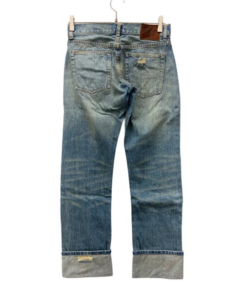 RALPH LAUREN（ラルフローレン）RALPH LAUREN (ラルフローレン) ロールアップデニムパンツ インディゴ サイズ:9の古着・服飾アイテム