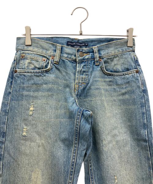 RALPH LAUREN（ラルフローレン）RALPH LAUREN (ラルフローレン) ロールアップデニムパンツ インディゴ サイズ:9の古着・服飾アイテム