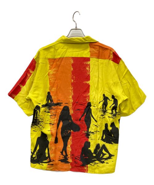 SCHOTT BROS.（ショットブロス）SCHOTT BROS. (ショットブロス) 半袖シャツ イエロー×レッド サイズ:XLの古着・服飾アイテム