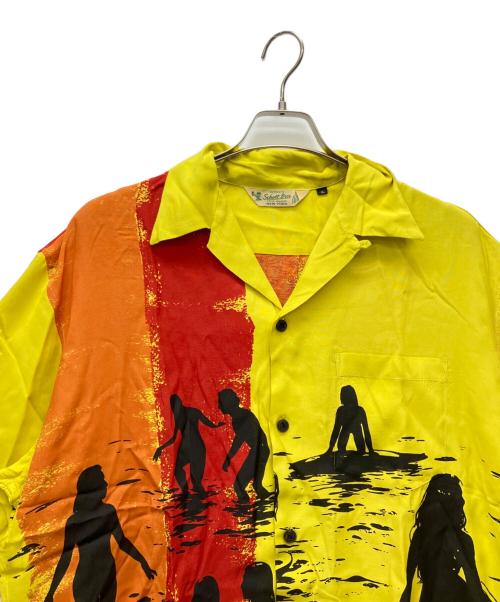 SCHOTT BROS.（ショットブロス）SCHOTT BROS. (ショットブロス) 半袖シャツ イエロー×レッド サイズ:XLの古着・服飾アイテム