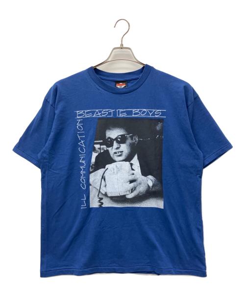 beastie boys（ビースティ・ボーイズ）beastie boys (ビースティ・ボーイズ) 半袖Tシャツ ブルー サイズ:Lの古着・服飾アイテム