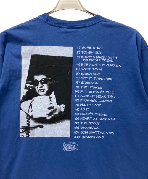 beastie boys（ビースティ・ボーイズ）beastie boys (ビースティ・ボーイズ) 半袖Tシャツ ブルー サイズ:Lの古着・服飾アイテム