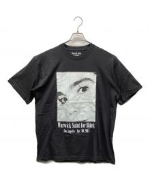 WARWICK SAINT×bonjour records（ワーウィックセイント×ボンジュールレコード）の古着「半袖Tシャツ」｜ブラック