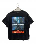 little sunny bite×STRANGER THINGSリトルサニーバイト×ストレンジャーシングス）の古着「半袖Tシャツ」｜ブラック