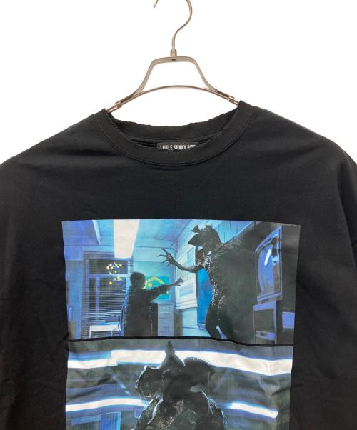 little sunny bite（リトルサニーバイト）Little sunny bite (リトルサニーバイト) STRANGER THINGS (ストレンジャーシングス) 半袖Tシャツ ブラック サイズ:Mの古着・服飾アイテム