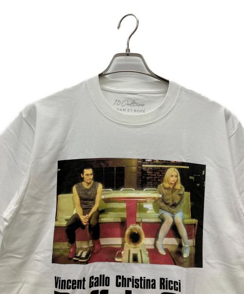 10 CULTURE（テンカルチャー）10 CULTURE (テンカルチャー) Adam et Rope (アダム エ ロペ) 半袖Tシャツ ホワイト サイズ:Lの古着・服飾アイテム